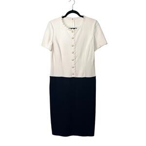 NWT St. John Collection Wool Blend Dress Size 6